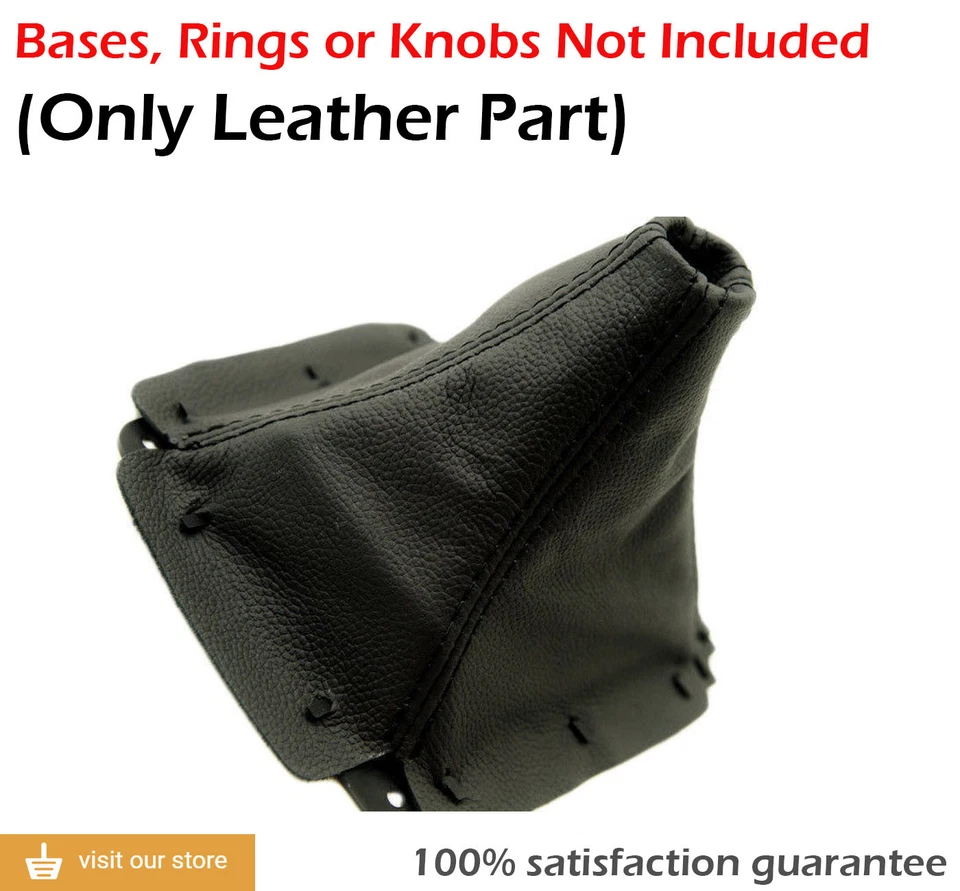 Cubierta de bota de cambio manual PVC cuero apta para Mazda Miata MX5 99-05 negra Foto 2 de 4