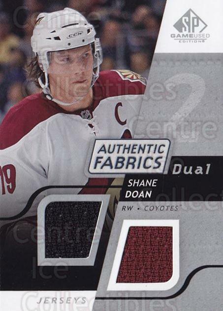 2008-09 Sp Game Used Dual Authentic Fabrics #AFSD Shane Doan