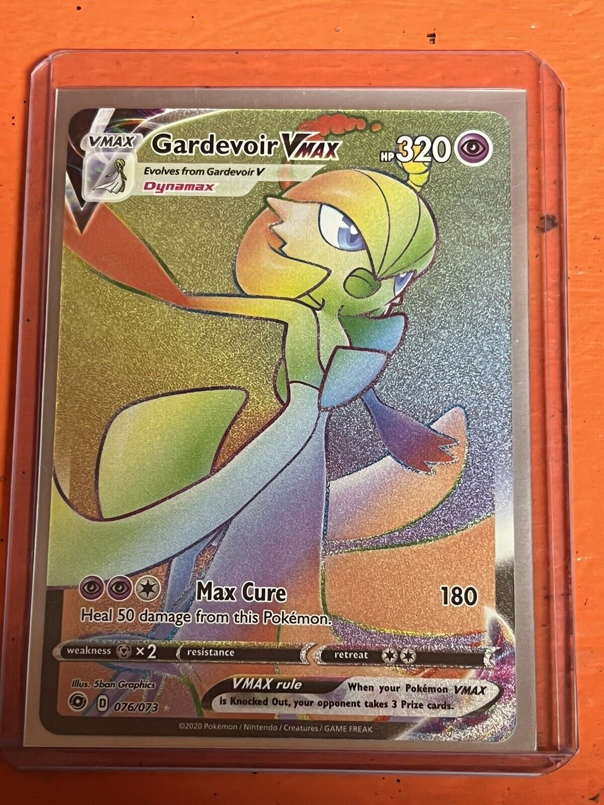 Carta Pokémon Gardevoir Vmax Rainbow Caminho Do Campeão