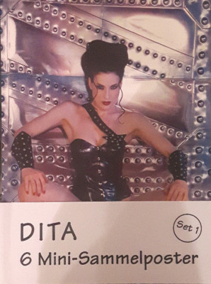 DITA VON TEESE - 6 Stück Mini-Sammelposter - Set 1 - Kreativ Kontor