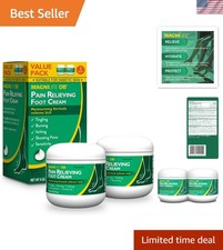 DB Foot Pain Relief Cream - Deep Moisturizing Formula for Sensitive Skin 2x4oz