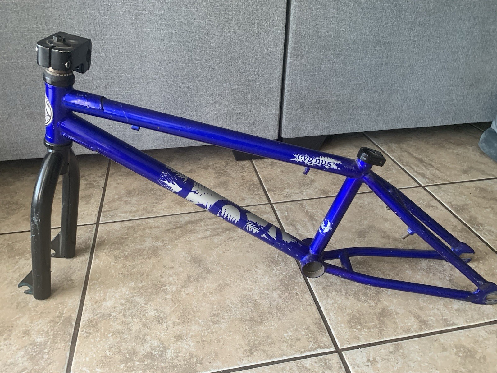 2010 DK CYGNUS 20" Bmx frame fork stem & seat clamp. gt haro