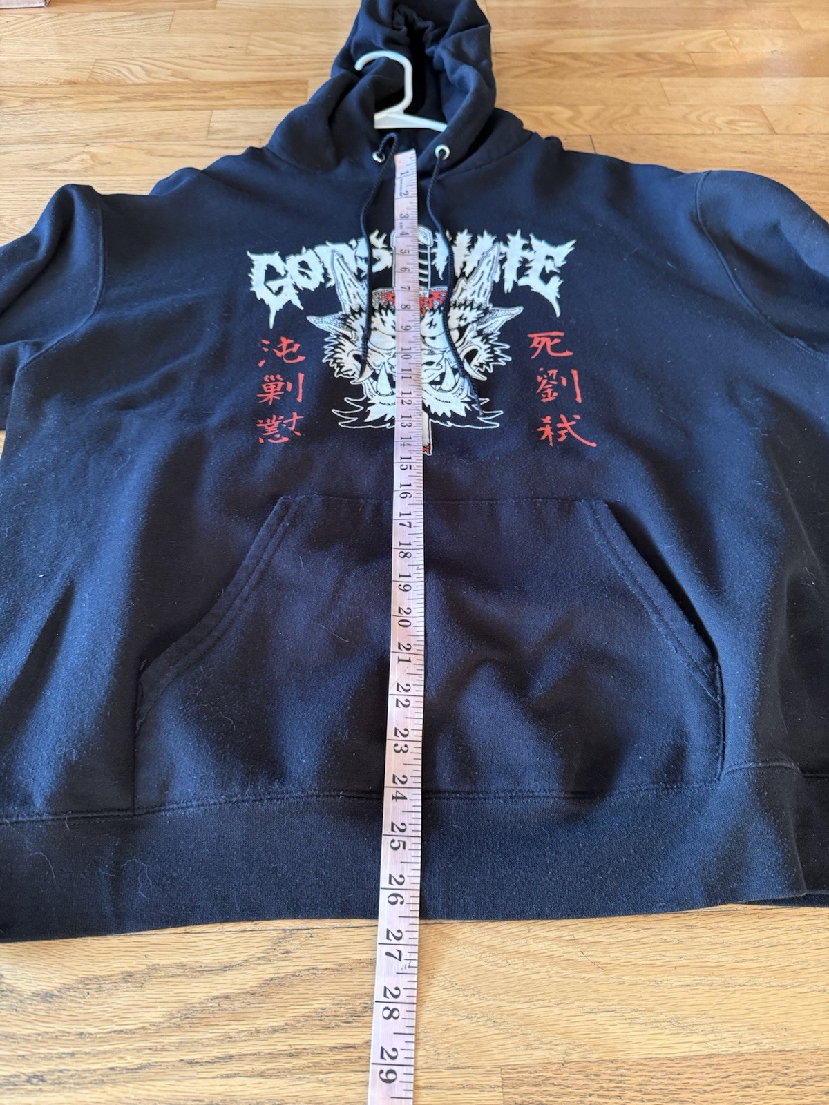Gods Hate Hoodie XL Shirt Twitching Tongues Hardcore AEW Hatebreed Turnstile image 7