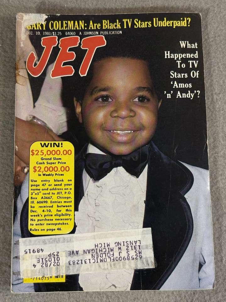 1980's JET Magazine DIFFERENT STROKES Coleman Bridges Plato Lot Of 6 FREE MAIL - Image 3 of 4