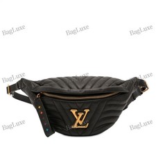 Louis Vuitton LV New Wave Bumbag Pre-Loved Black Bag