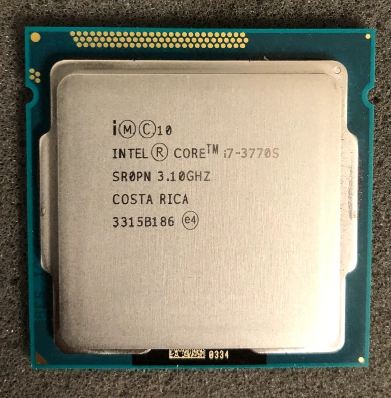 Core i7 3rd Gen. Intel Core i7-3770S Processor Model LGA 1155