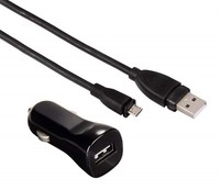 Hama Kfz Lader Usb LadegeräT Micro-Usb-Kabel 12V 24V Lade-Adapter Handy Tablet