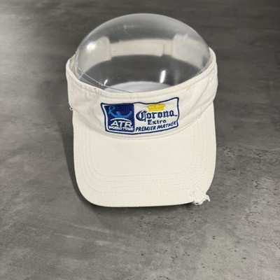 Corona Extra Beer ATP Tennis World Tour Visor Hat White Golf Preppy Pickleball