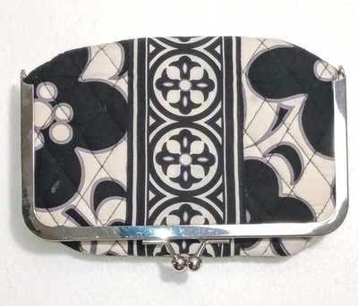 Vera Bradley Kiss and Make-Up Quilted Cosmetic, Make-up, Travel Clutch Bag