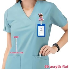 Retractable ID Cards Holder Strong Clip Easy to Use for Professionals Staff