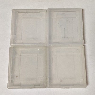 Lot of 4 OEM Nintendo Game Boy - Game Storage Cartridge Case Dust Cover - BXcx96