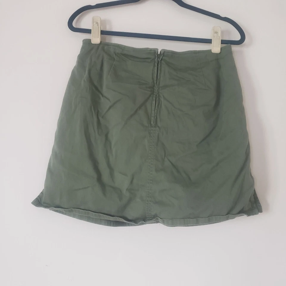 Skort Bamboo Traders Feminino Verde Exército Tamanho 10 Y2K Goprcore Grunge Retrô Casual - Imagem 2 de 4