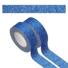 2 Roll Glitter Paper Washi Tape, Washi Decorative Tape for Crafts, Navy