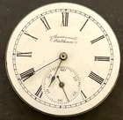 Antique 1898 Waltham Seaside 1890 Pocket Watch Movement Running Ticks 6s 15j USA