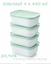 TUPPERWARE Eiskristall Gefrierbehälter Set 4...