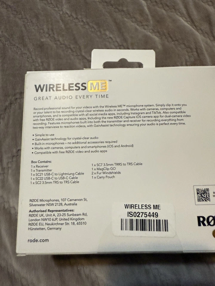 Rode Wireless ME Clip-on Wireless Microphone System - Image 2 of 2