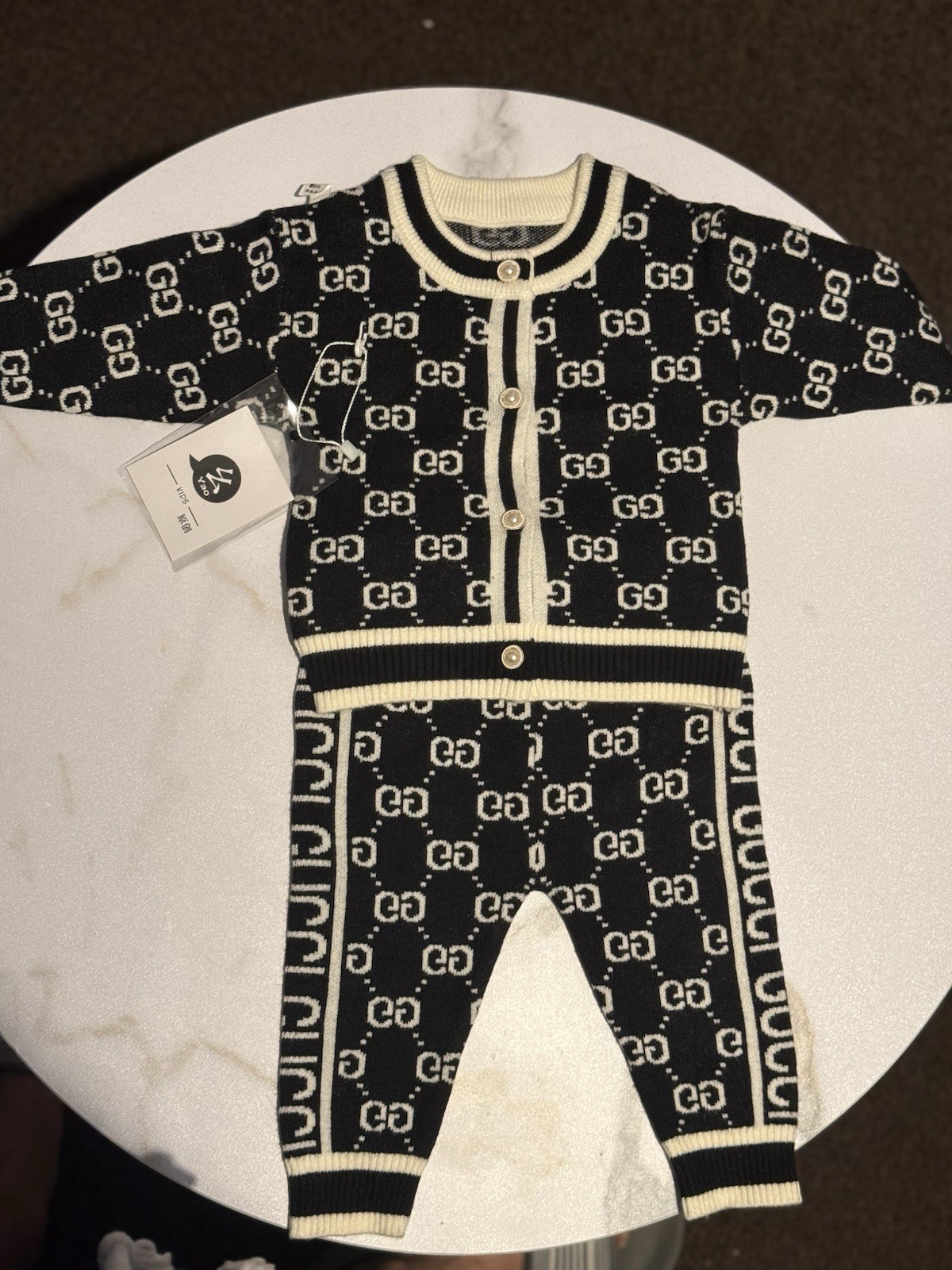 Ropa de bebé elegante ropa de bebé de 0 a 3 meses conjunto completo de 2 juegos juntos
