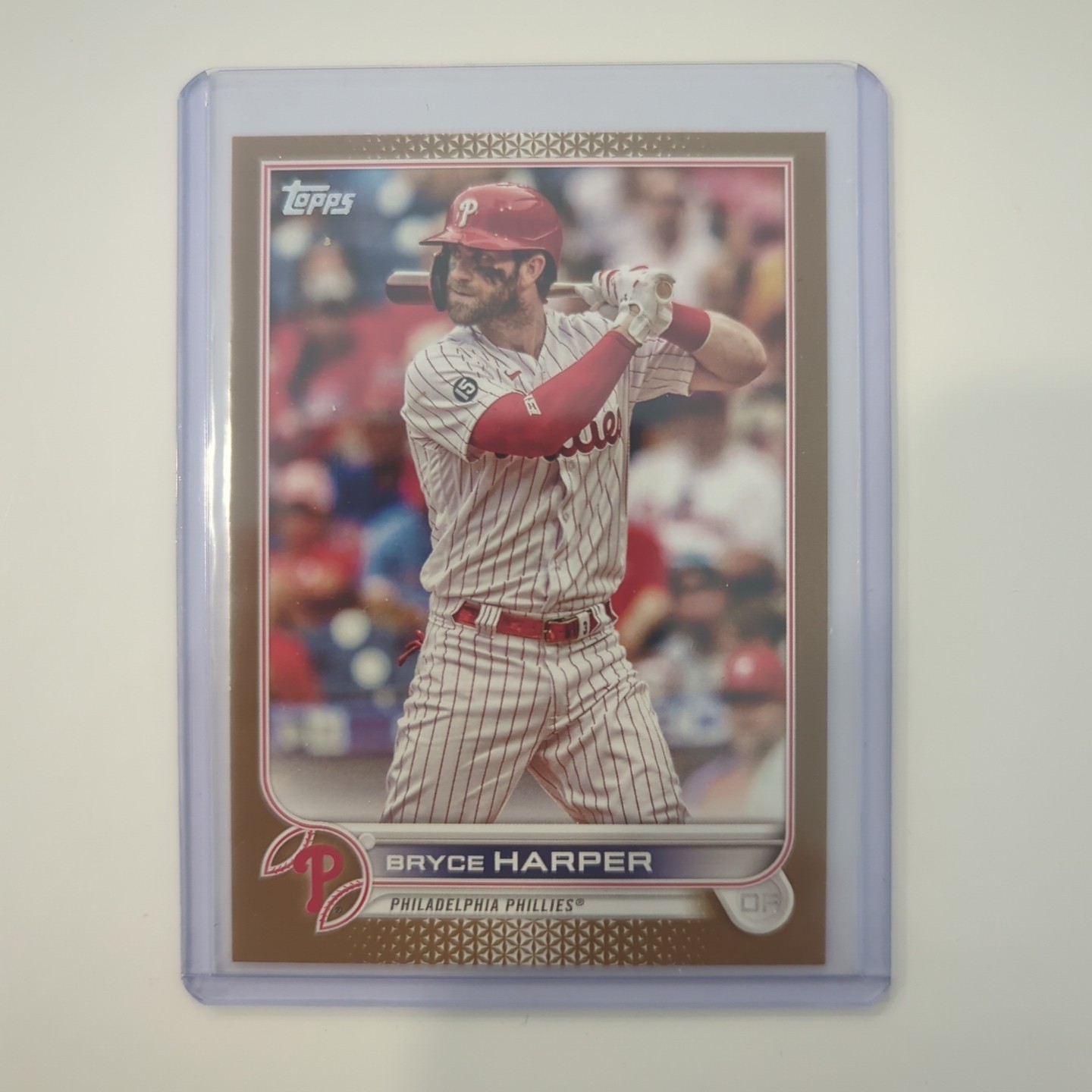 2022 Topps #250 Bryce Harper GOLD /2022 Philadelphia Phillies