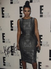 Kim Kardashian Signed Autograph 11x14 Glossy Photo PSA/DNA Authenticated COA