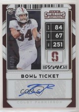 2020 Contenders Draft Picks College Bowl Ticket /99 Colby Parkinson Auto 9r9