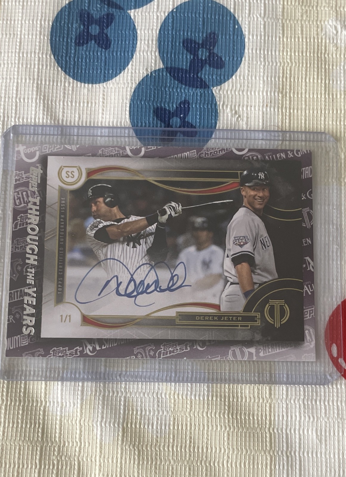 2021 Topps - Topps Through the Years Facsimile Reprints Derek Jeter #TTY-21