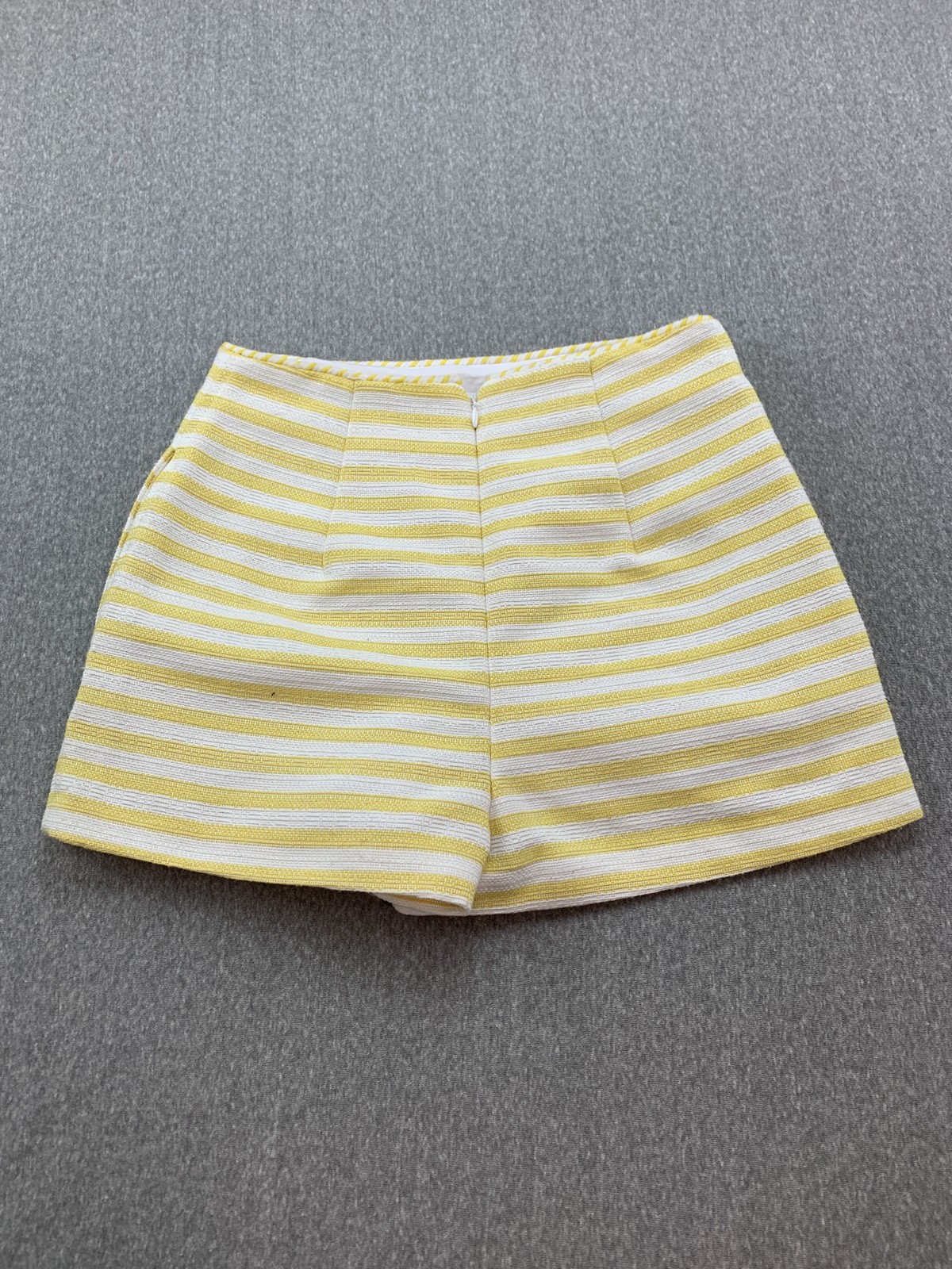Christian Lacroix Shorts Womens 2 Striped Nautical Sailor Button Detail Summer