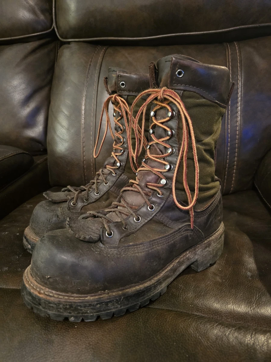 Bottes De Travail Hoffman Garçon – Cuir Brun, Bout Souple, Taille 5D (ex-demo)