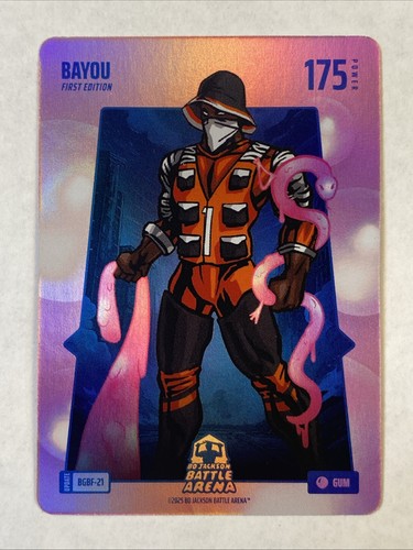 BAYOU (JA'MARR CHASE) Bubble Gum Battlefoil Bo Jackson Battle Arena #BGBF-21