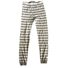 Hanna Andersson x Star Wars Gray  White Stripe Pajama Pants Boy's Sz 10