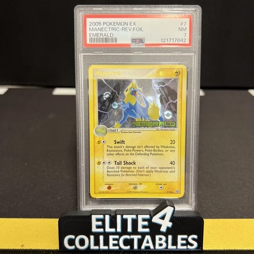 Emerald - Manectric 16/106 Reverse Foil - PSA 6