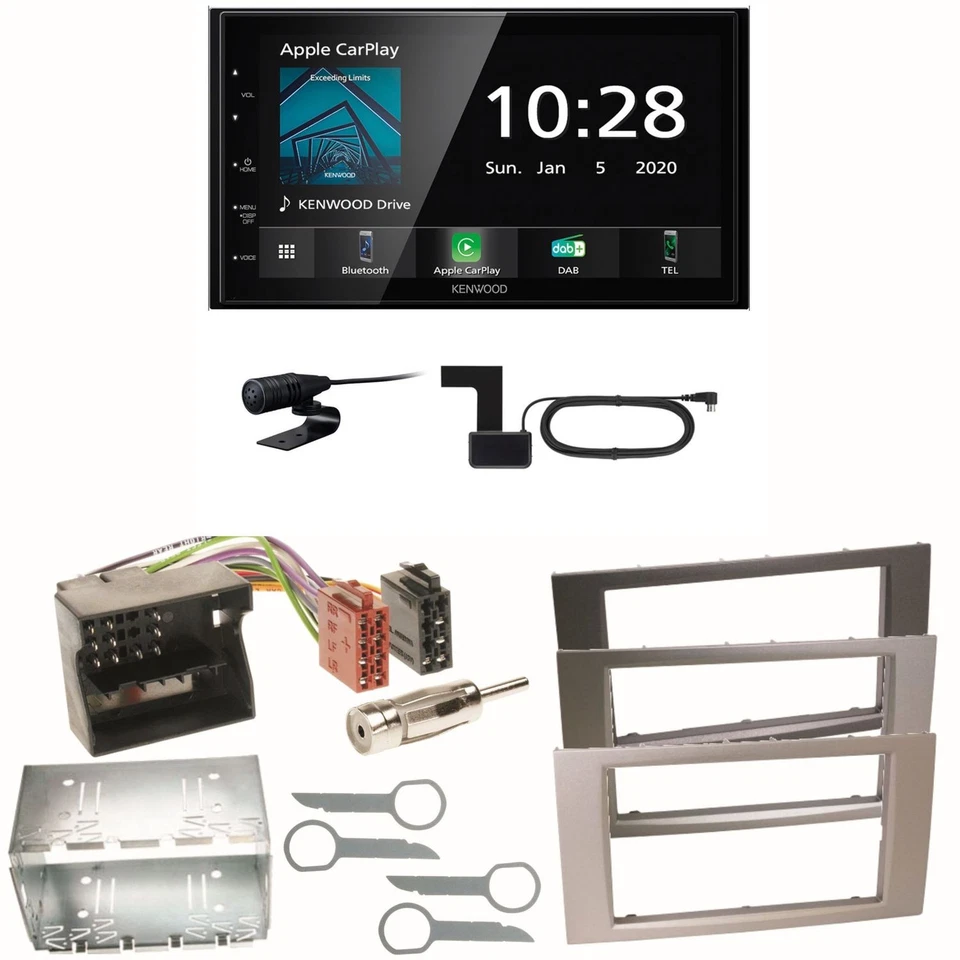 Kenwood DMX5020DABS Android Auto Einbauset für Ford Focus Fusion Galaxy S-Max - Bild 1 von 1