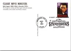 Dr Jim Stamps Dracula Movie Monster Pre Stamped Card First Day Issue Postcard
