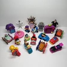 Vintage 80s 90s Mixed Lot of 20 Fast Food Kids Meal Toys Vehicles Figures Retro