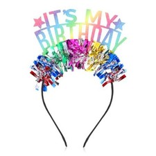 QfwdfcTrenz Happy birthdaye Hats for Adults Birthdaye Crown for Women Its My