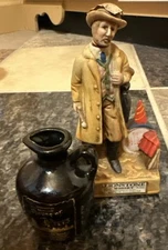 Vintage 1977 Lionstone Whiskey The Rainmaker Decanter Empty + House Of Peers