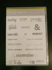 Stampin' Up Project Life REMEMBER THIS 16 Photopolymer Stamps #135786