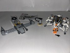 Lego Star Wars Mandalorian Fighter 75410 & 8089 Snow Speeder With 1 Figure