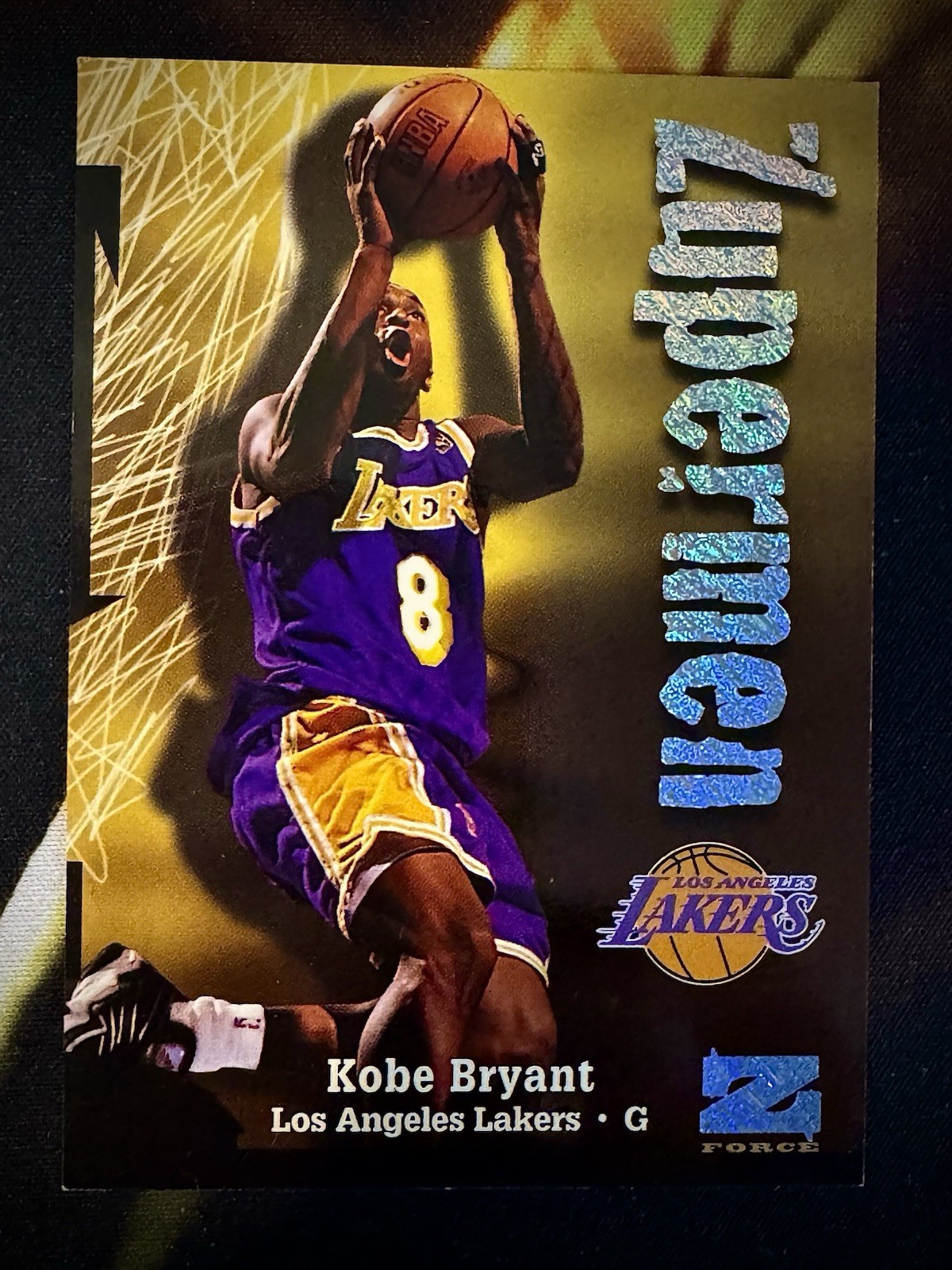 1997-98 Skybox Z-Force Zuperman Kobe Bryant #195 Rave 284/399 (HOF) See Descript