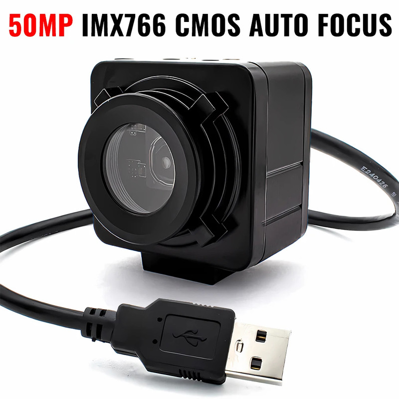 8K USB Autofocus Living Stream Camera 8MP IMX766 Sensor OTG UVC Plug And Play PC