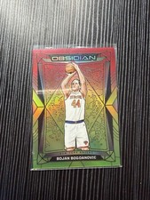 2023-24 Panini Obsidian Bojan Bogdanovic Electric Etch Reggae Flood #/75 Knicks
