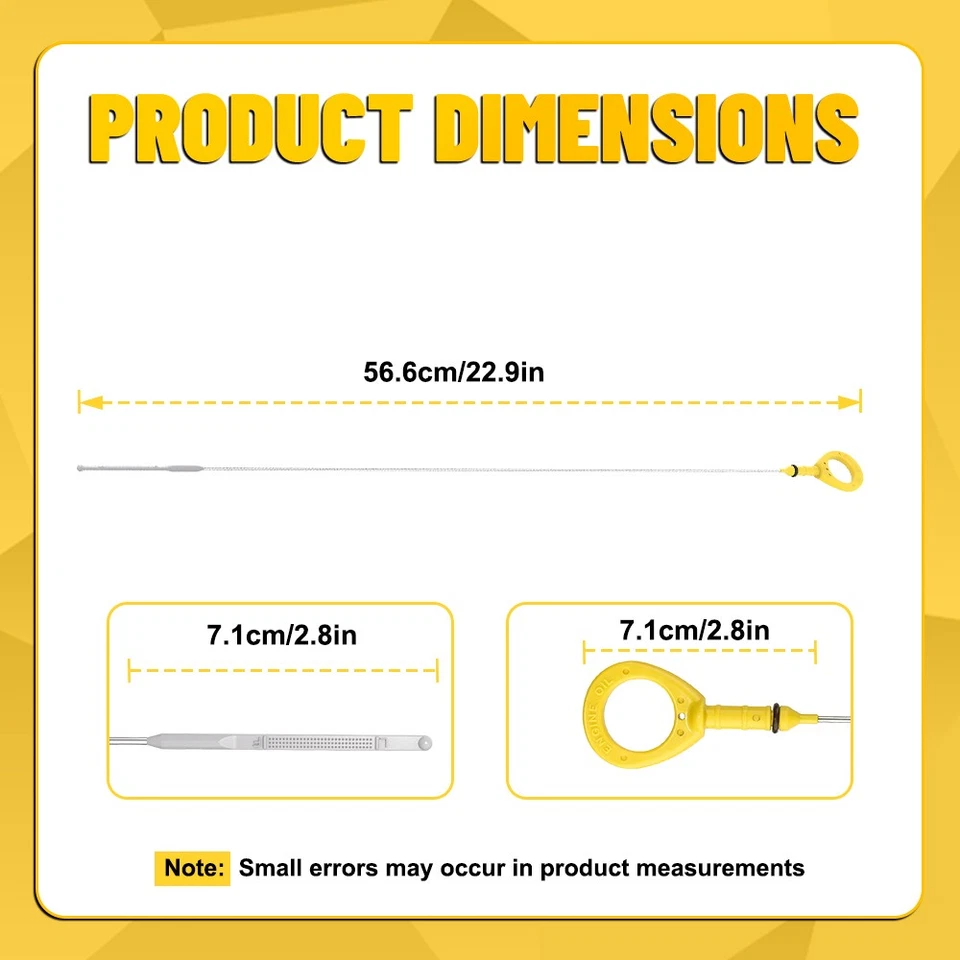 Varilla de medición de aceite de motor para Toyota Camry 2002-2006 indicador de nivel de aceite varilla de inmersión Foto 2 de 4