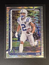 2025 Topps Chrome #127 Josh Downs Pulsar Prism Refractor Indianapolis Colts 