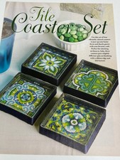 Annies Tile Coaster Set Cross Stitch Pattern ...
