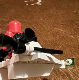 1980 LEGO SPACE SYSTEM 6870 SPACE PROBE LAUNCHER BOX & INTRUCTIONS GOOD