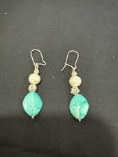 Earrings Hand Made On Silver