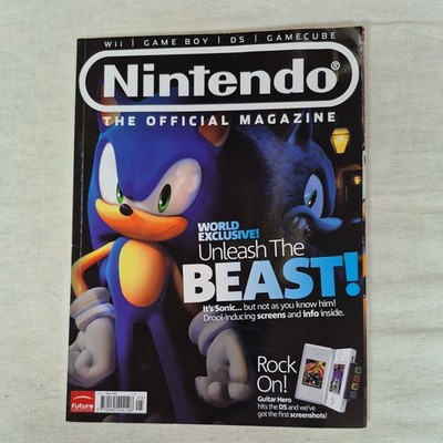 The Official Nintendo Magazine May 2008 Issue 29 Cover Unleash The Beast Sonic