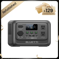 BLUETTI Elite 30 V2 600W 288Wh Portable Power Station Generator for Camping Trip