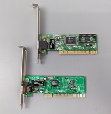 2 Davicom DM9102 PCI Network Cards NIC Twisted-Pair