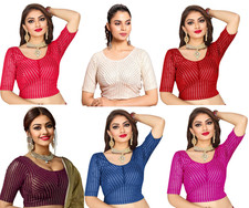 Indian Women Party Wear Ethnic Choli Beautiful Ready To Wear Laycra Blend Blouse