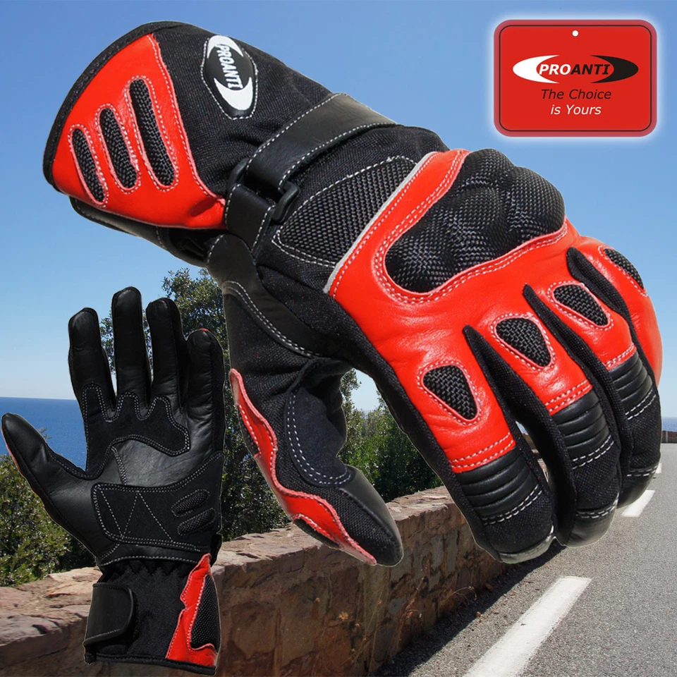 Motorradhandschuhe Sommer Motorrad Handschuhe PROANTI Gr.M-XXL